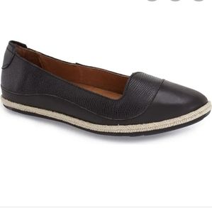 Olukai Lino leather espadrille flats